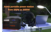 500w Solar Mobil Güç Bankası Yüksek Güçlü Kendi Kendine Sürüş Araba Pişirme 220v
