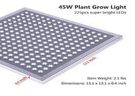 45W Kapalı LED Grow Light / Full Spectrum Grow Lights IP65 Enerji Tasarrufu CE / ROHS