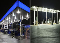 Benzin İstasyonu / Otopark İçin Alüminyum Muhafaza LED Kanopi Işıkları IP65