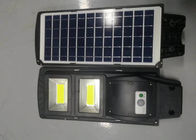 Dış Mekan Ip65 Entegre Solar Led Sokak Lambası Uzaktan kumandalı Ultra Parlak Abs Malzemesi