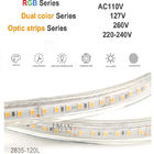 12V DC RGB 2835 2700K 30LEDS + 2835 6500K 30LEDSSmart Esnek RGBW LED Şerit Işığı