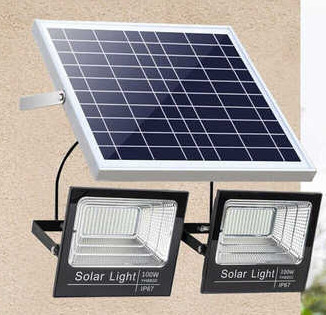 Bahçe Aydınlatma IP65 Koruması için 100W Solar Sel Işığı