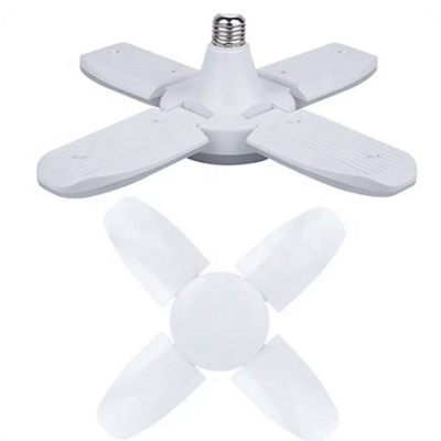 Yüksek Güçlü 60w LED Yaprak Lambası 4+1 E27 tabanı veya B22 tabanı Yüksek Parlaklık Garaj Yaprak Lambası