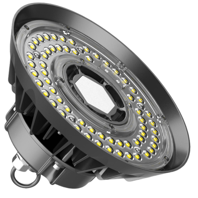 Yüksek Parlaklık 100w 240w UFO Yüksek Körfez Işığı 150lm / W Atölye ve Depo için