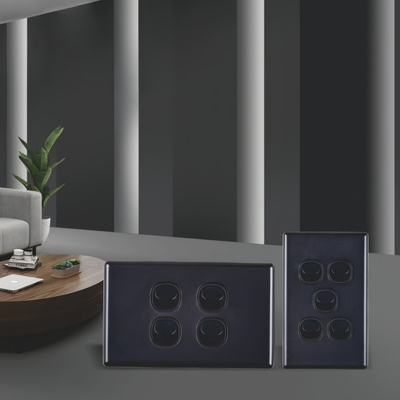 Özel Logo Marka Avustralya Standart 250V 16A 4 Gang Elektrikli Duvar Değiştiricisi
