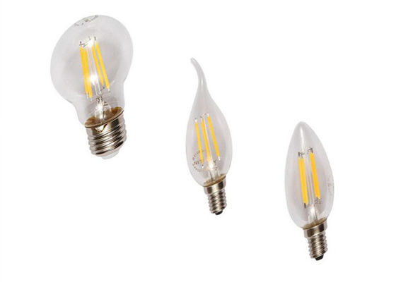 6W E27 Kısılabilir LED Gözyaşı Damlası Şekli Filament 2700K-6500K Cam Yüksek Verimlilik