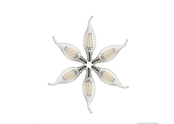 Dekorasyon LED Spiral Filament Ampul, Kuyruk Kararlı Küçük Filament Ampul