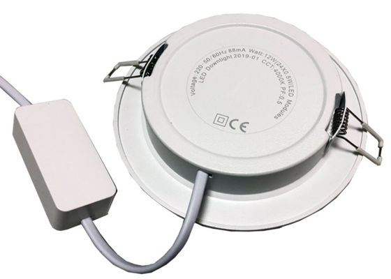 Alışveriş Merkezi veya Oturma Odası için CCT 6000K LED Panel Downlight 16G Hafıza Kartı