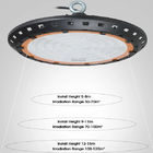 Yüksek parlaklık ip65 su geçirmez alüminyum 100W 150W 200W UFO yüksek defne ışığı açtı