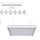 Depo için Süper Parlak Ticari 150 watt Endüstriyel Lineer Led Panel Yüksek Bay Işık
