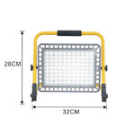 Dış Mekan Kullanımı için 100W - 300W Tutma Yerinde Şarj Edilebilir LED Projektör