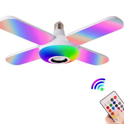 Dört Yapraklı Fan Bıçağı 20w Bluetooth Müzik Lambası, Kapalı Led Ampuller Cri80
