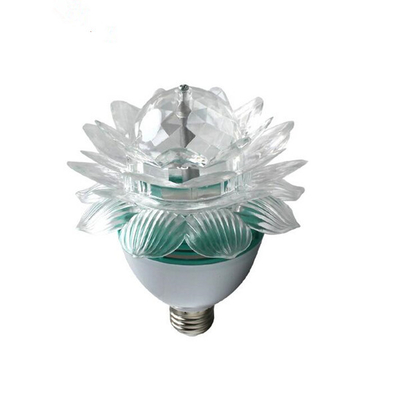 Cri70 E27 Veya B22 Led Lotus Lamba Dönen Plastik Genişletilmiş Çiçek Sihirli Parti