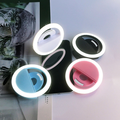 Cri70 Selfie Led Halka Işık Fotoğrafik Güzellik Flaş Telefonda Klip Taşınabilir Pille Çalışan