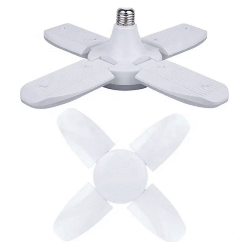 Yüksek Güçlü 60w LED Yaprak Lambası 4+1 E27 tabanı veya B22 tabanı Yüksek Parlaklık Garaj Yaprak Lambası